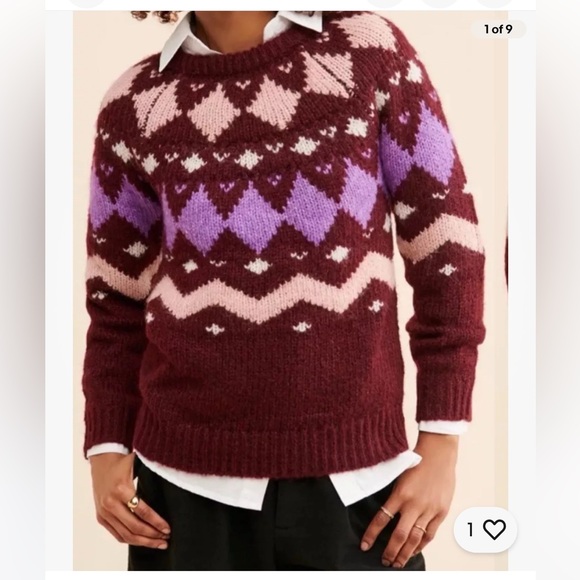 3 Women’s Fair Isle Sweaters, NWT, 1 AE Size S, 2 Vera Moto, S/M, $35 for all - Picture 6 of 9